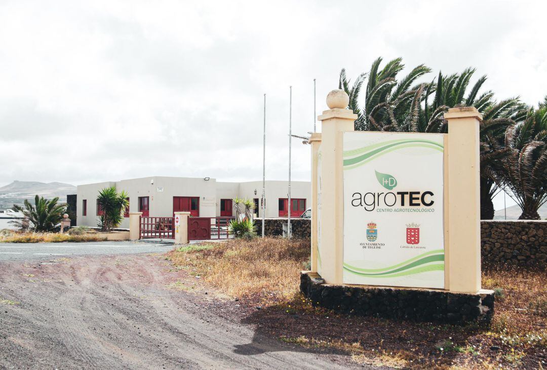 Entrada del Centro Agrotecnológico de Teguise.