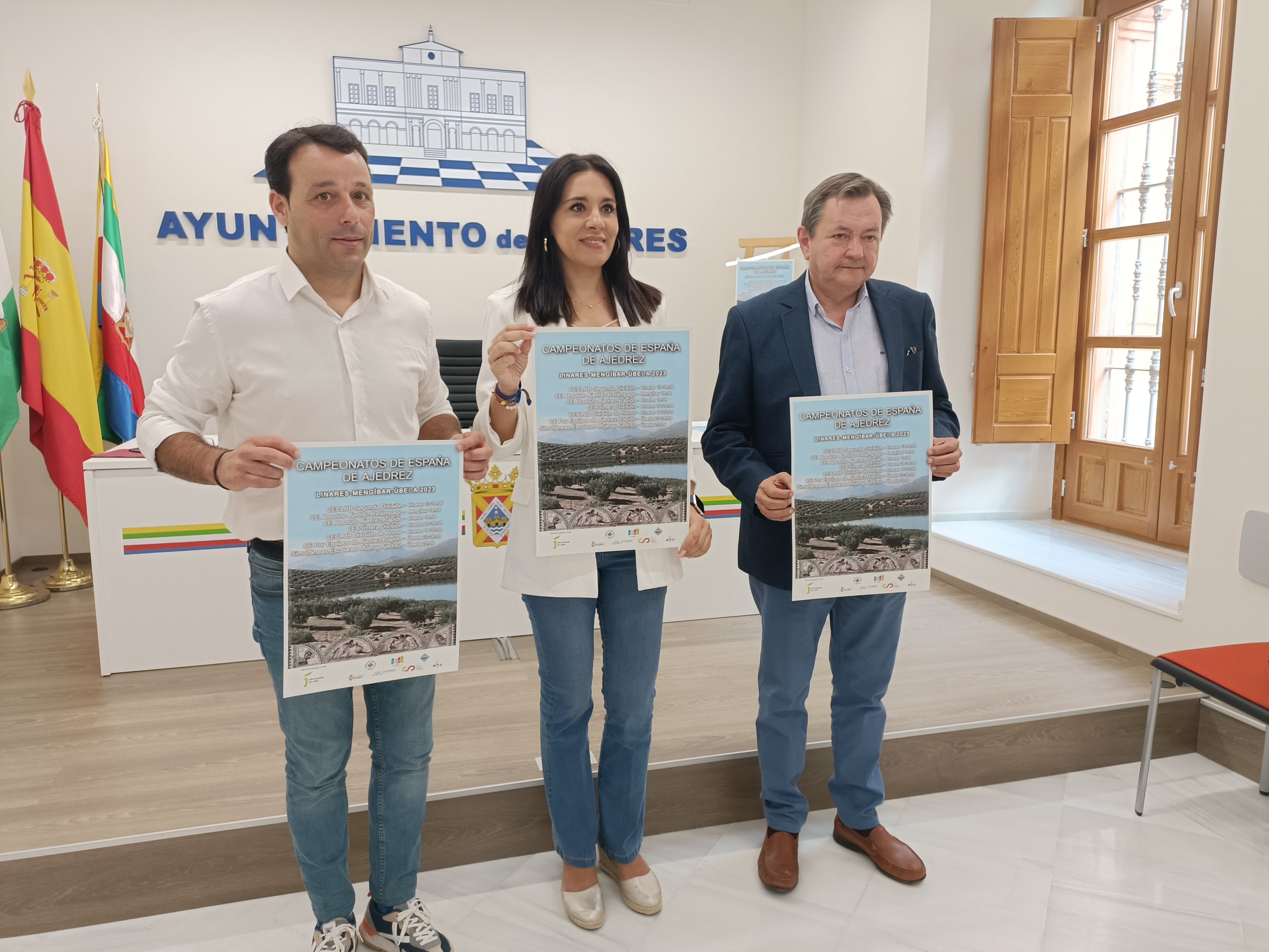 Presentación de los Campeonatos de España de Ajedrez en Linares.