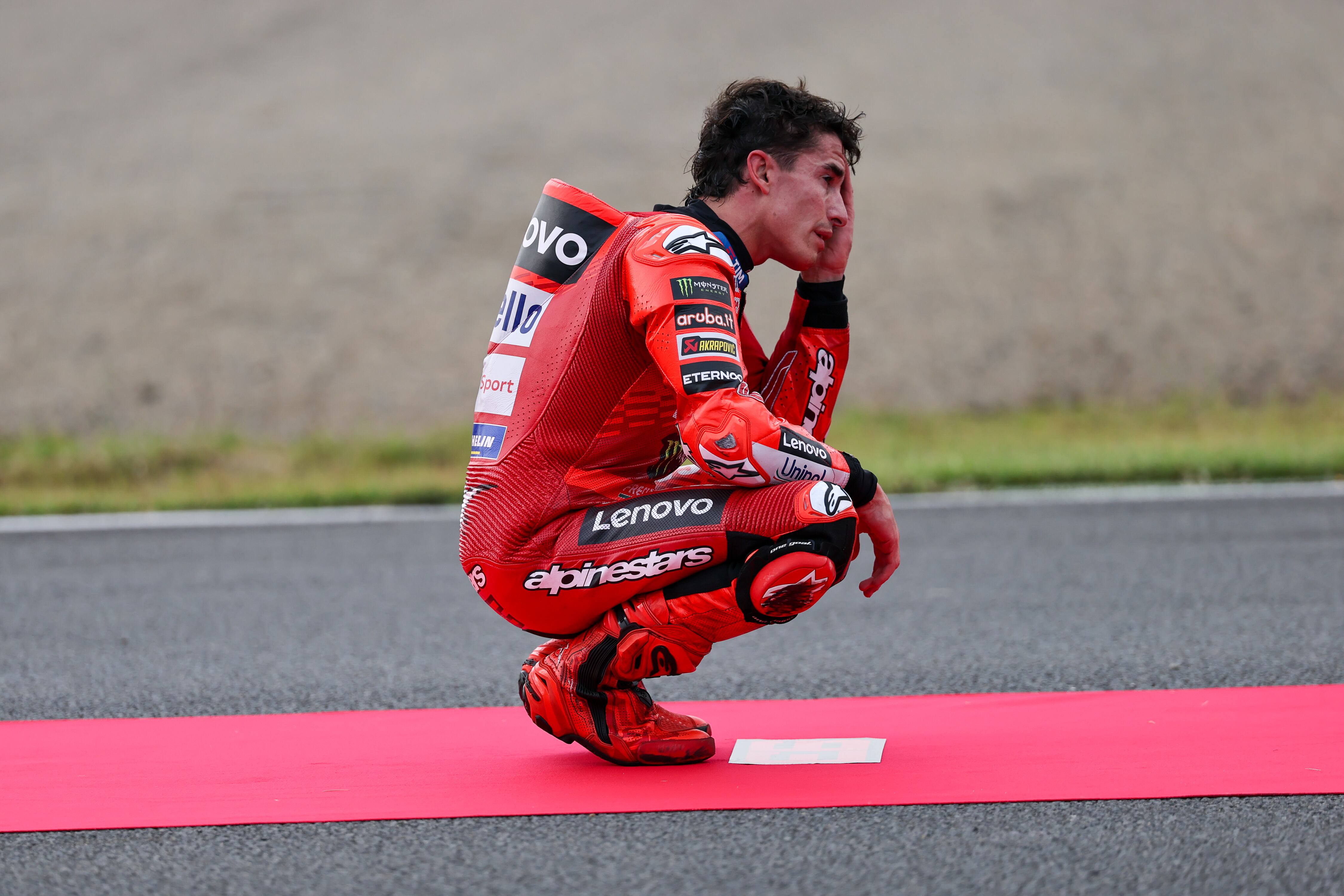 Marc Márquez en el Gran Premio de Japón tras proclamarse campeón del mundo