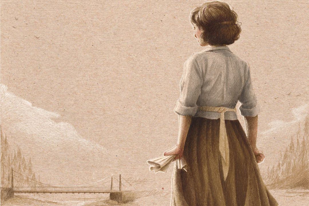 Ilustración de la portada del libro ‘Ara, como el río”.