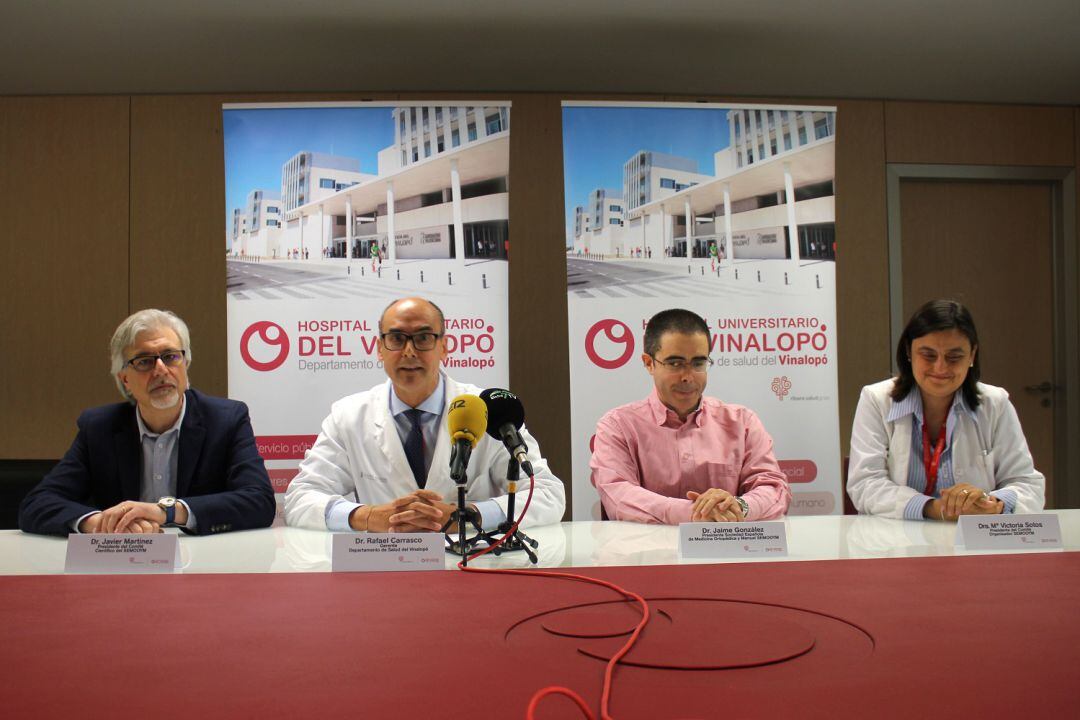 Presentación del Congreso en el Hospital del Vinalopó