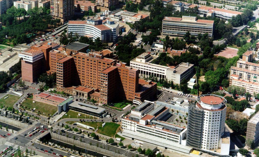 El Hospital Vall d&#039;Hebron de Barcelona.