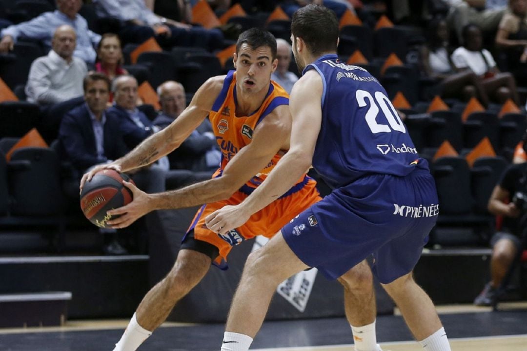 Imagen del último partido en la Fonteta entre ambos equipos