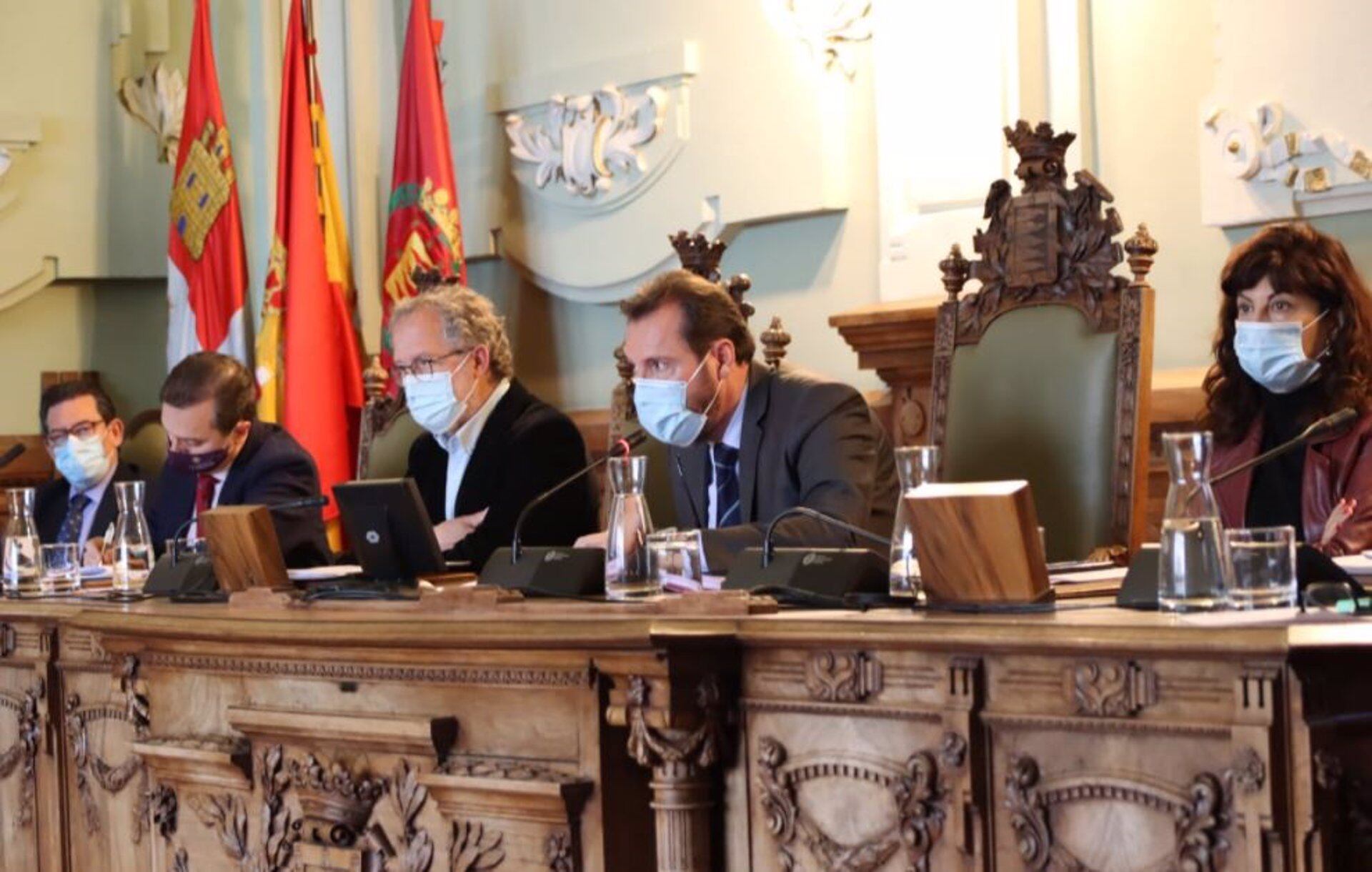 Pleno en el Ayuntamiento de Valladolid