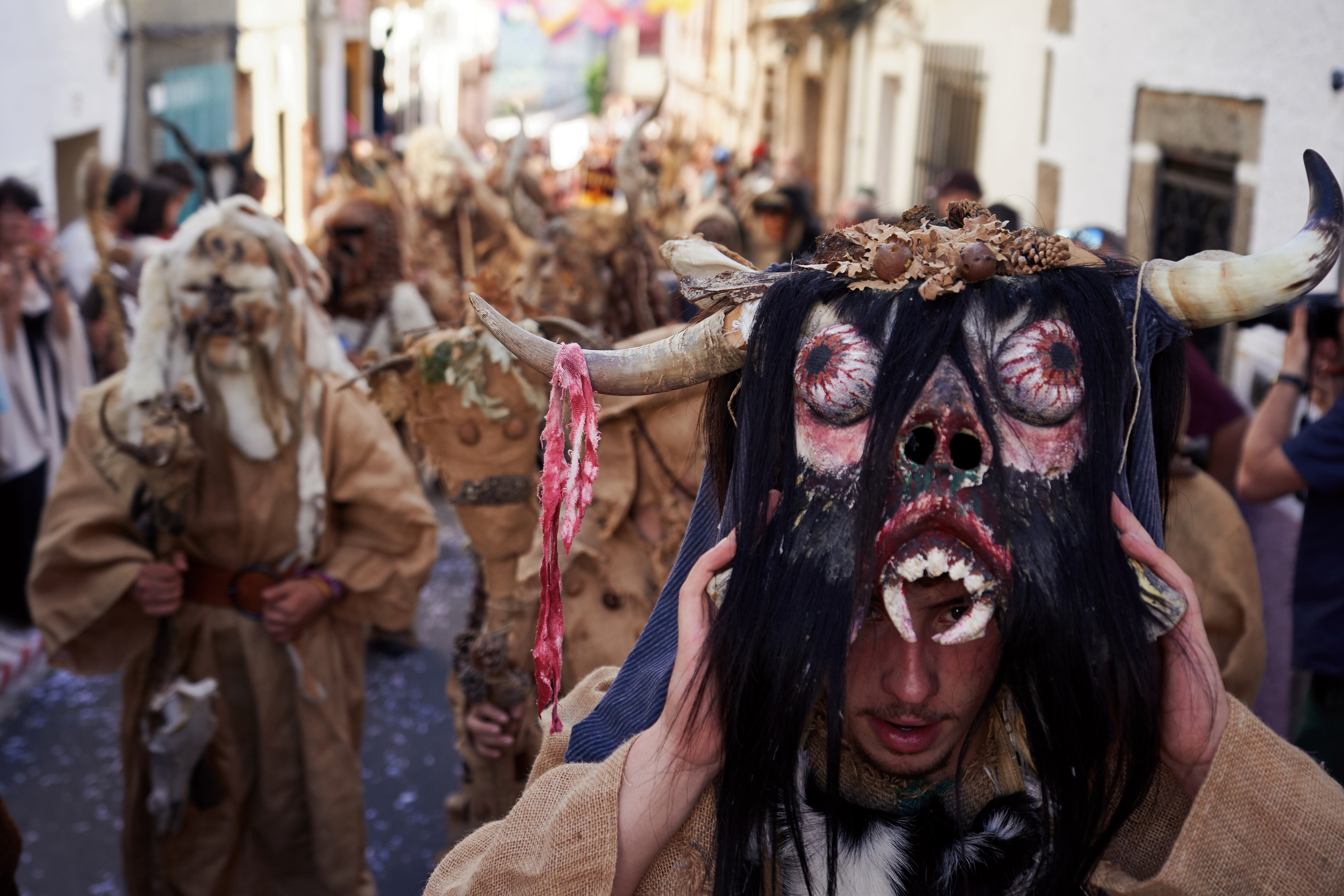 Grupo participante en el desfile