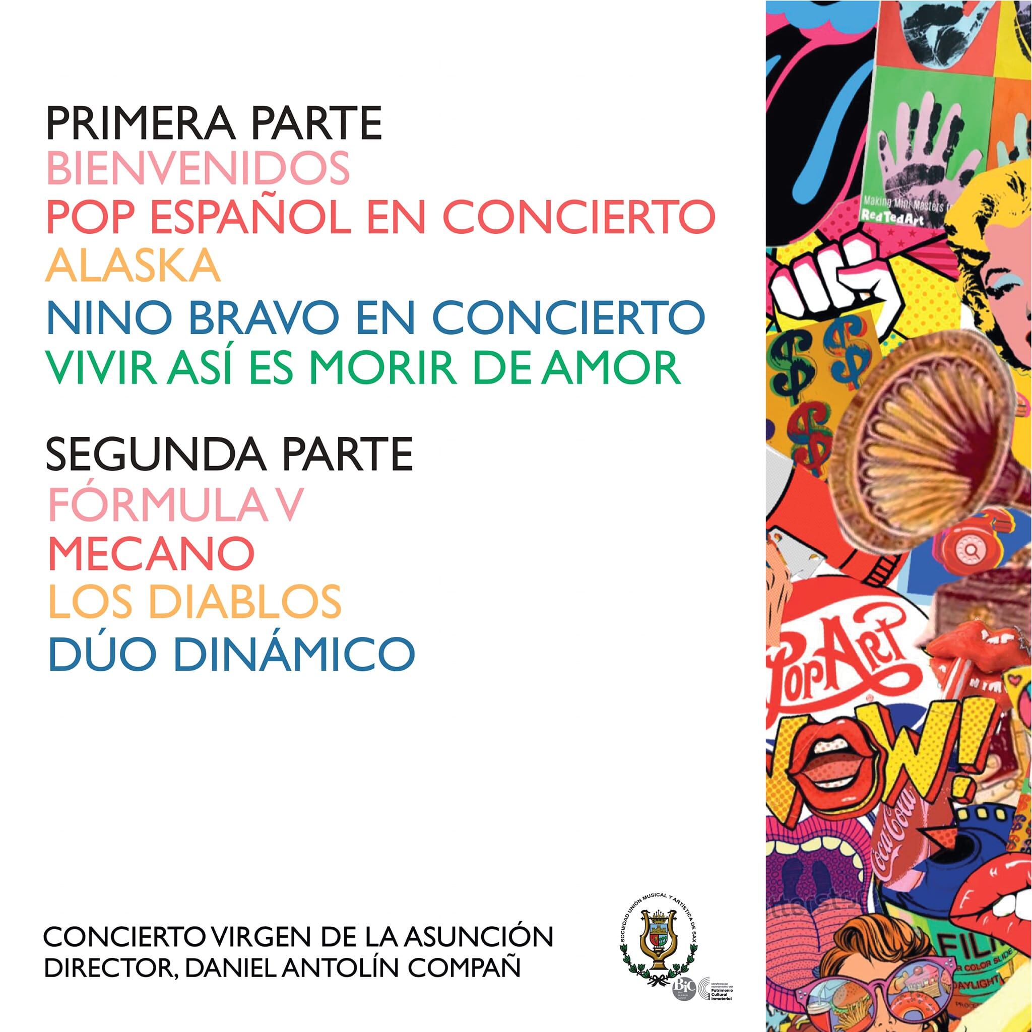 Cartel del concierto