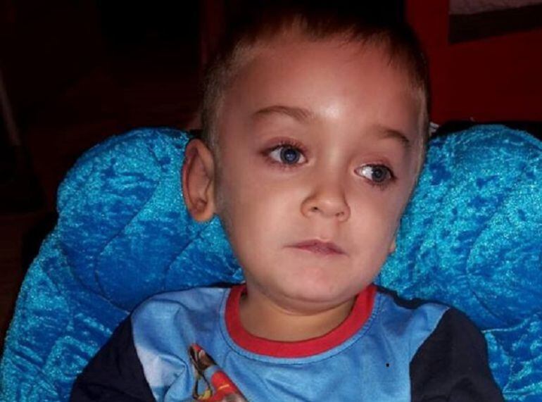 Sergio Roque, que ayer cumplía 4 años