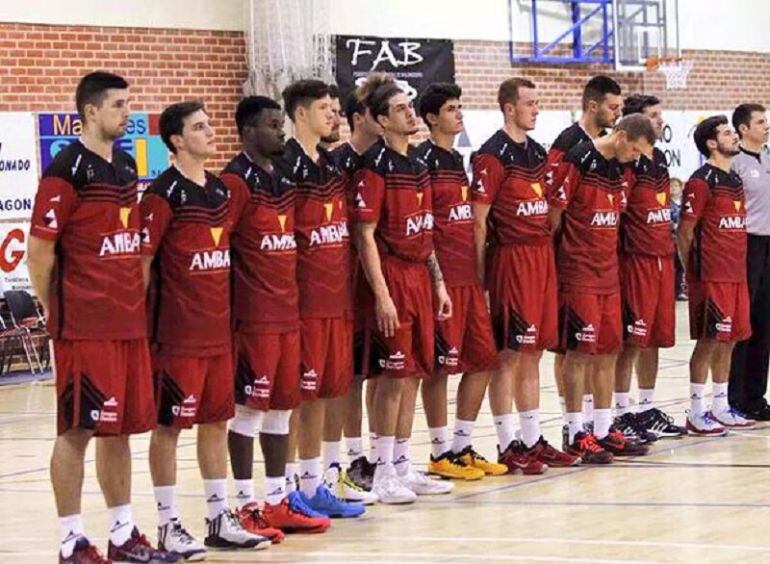 La plantilla del CAI Zaragoza en el último amistoso jugado en Platja d´Aro todavía sin los internacionles Norel y Benzing