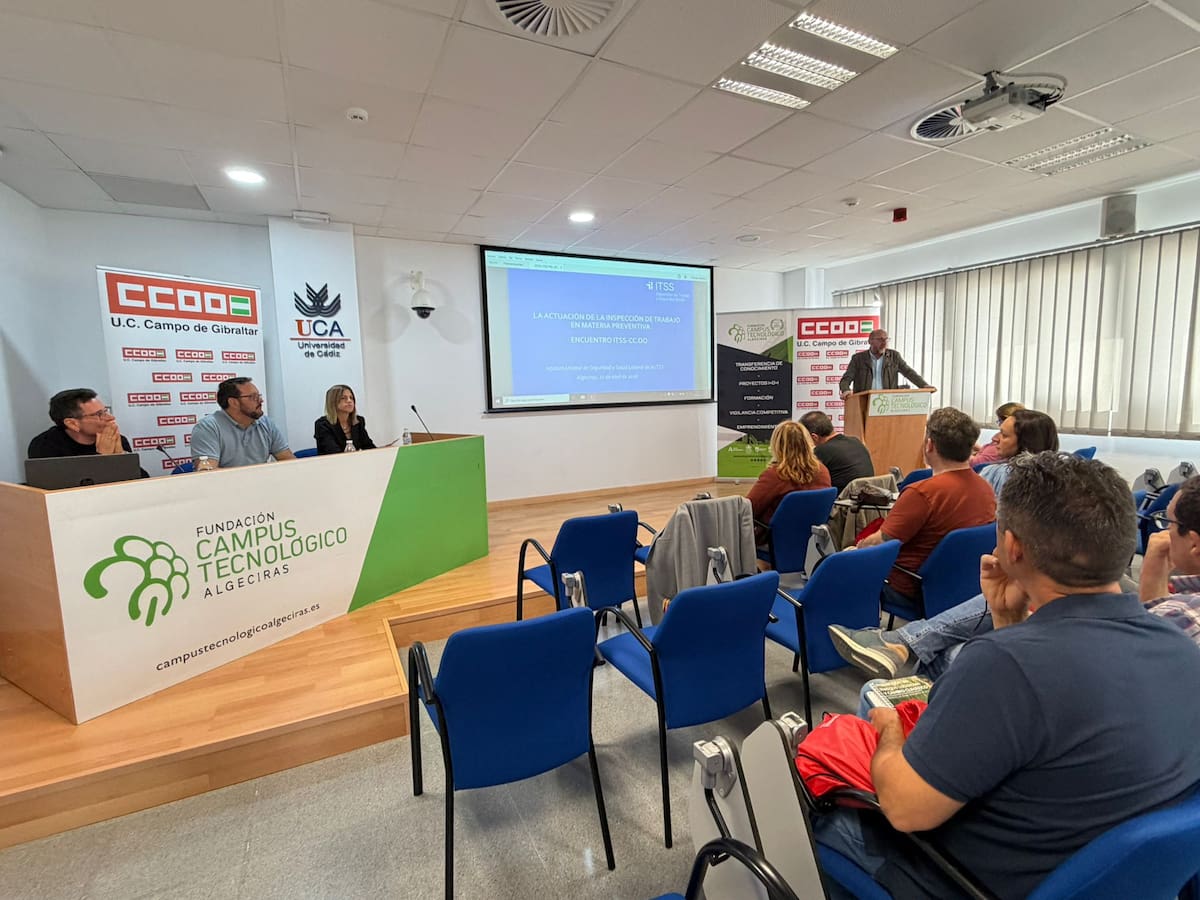 CCOO organiza un encuentro de prevención con la Inspección de Trabajo