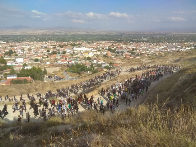 Carrera del Cascamorras 2018 en Baza (Granada)