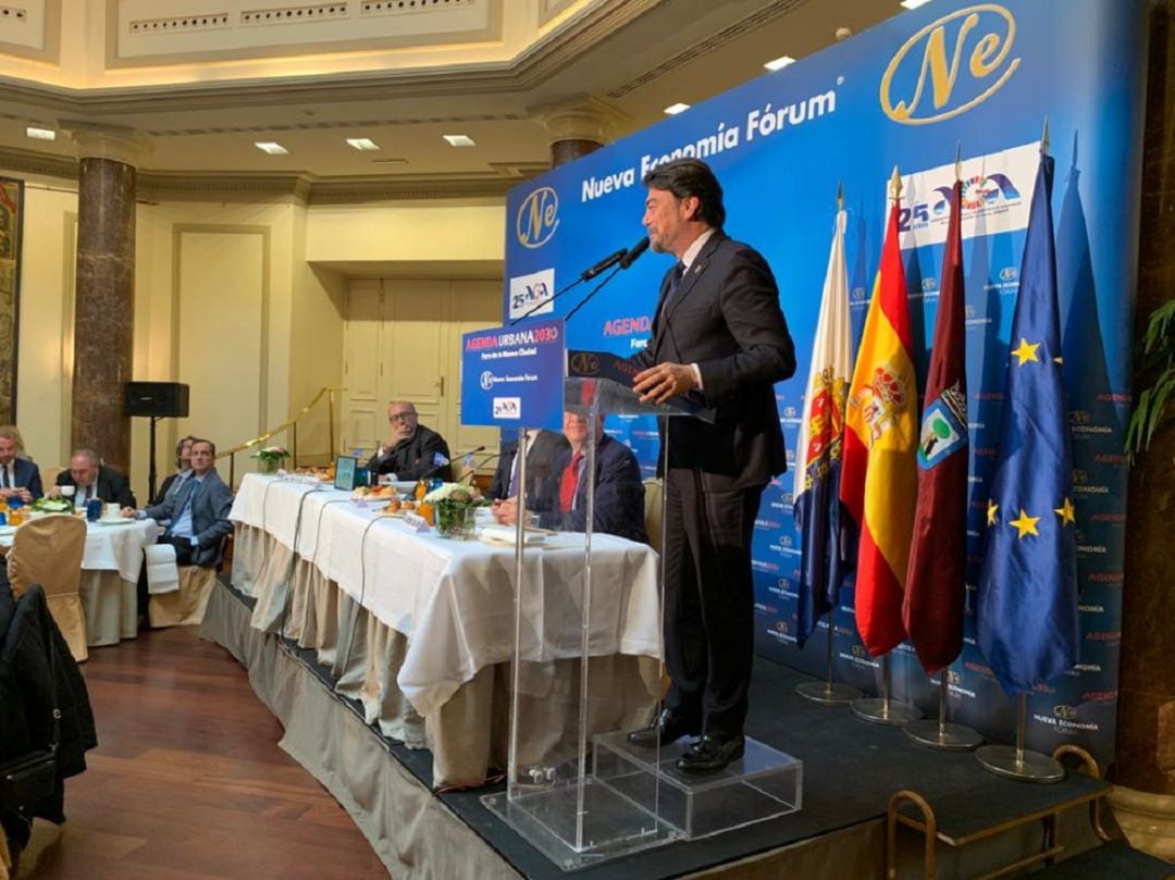 Intervención del alcalde en Nueva Economía Forum