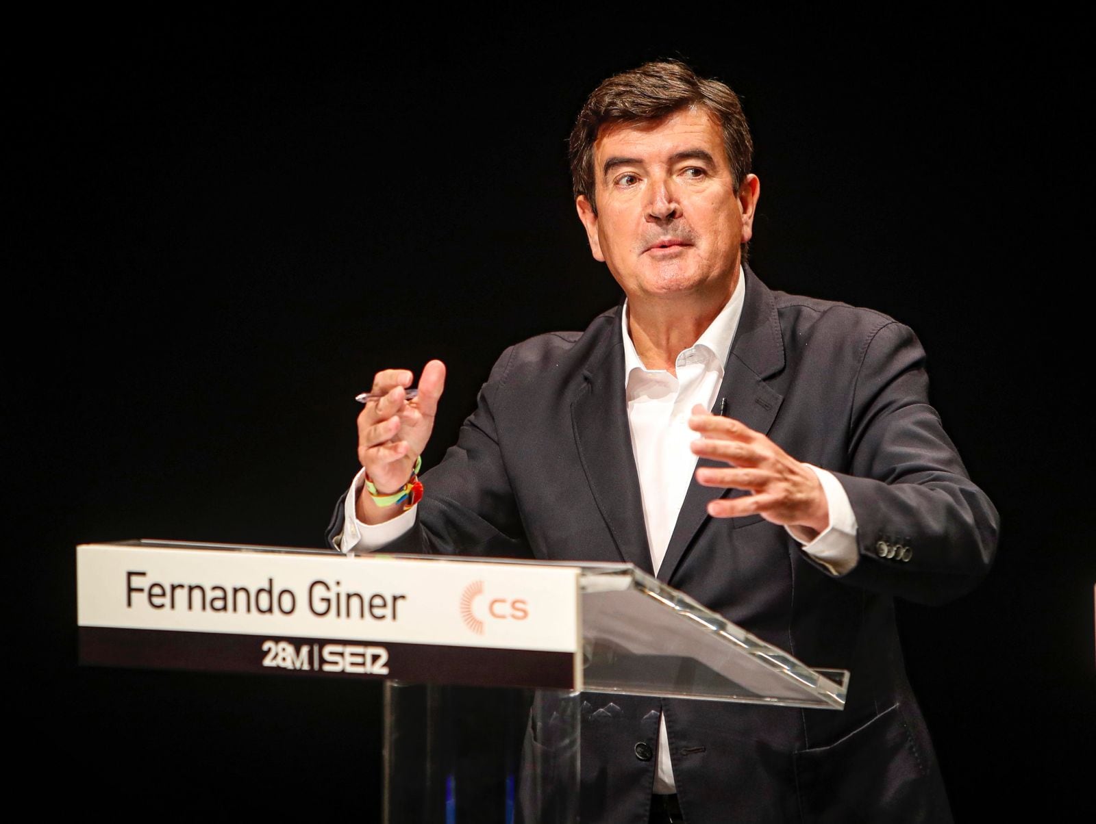 Fernando Giner, candidato de Ciudadanos a la alcaldía de València en el debate de la SER