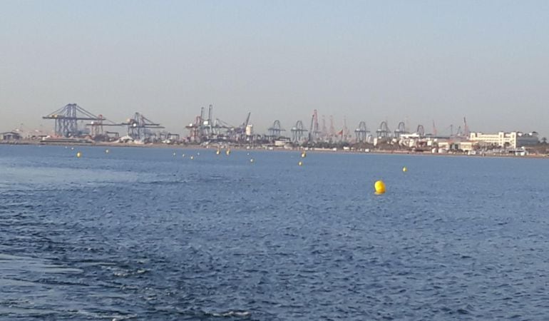 Área de la Malva-rosa donde queda situado el canal para la práctica de natación