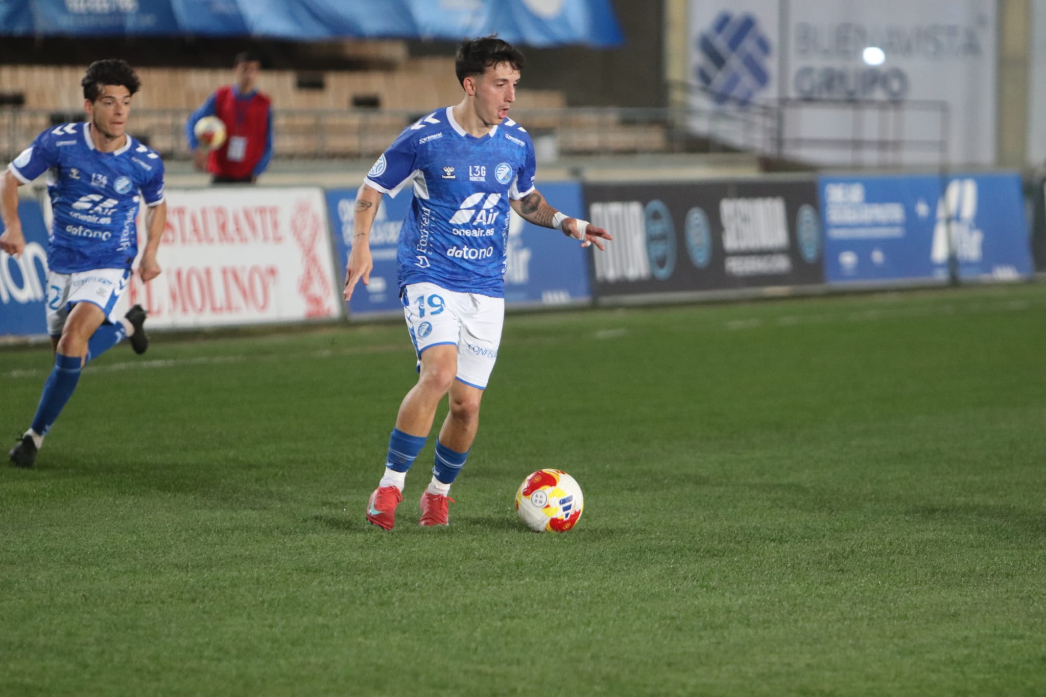 Imagen del partido entre el Real Jaén y el Xerez DFC