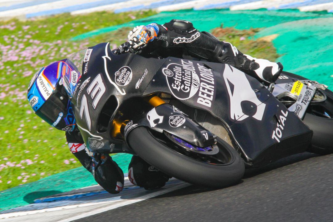 Álex Márquez durante los últimos entrenamientos en Jerez