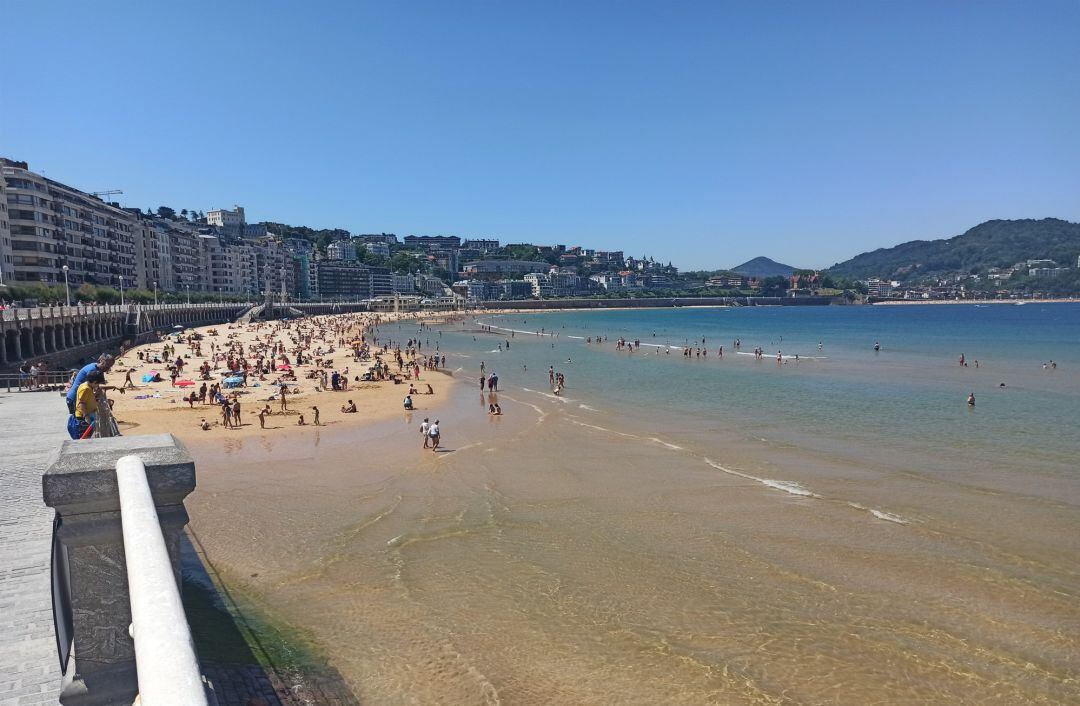 Playa de La Concha (San Sebastián).