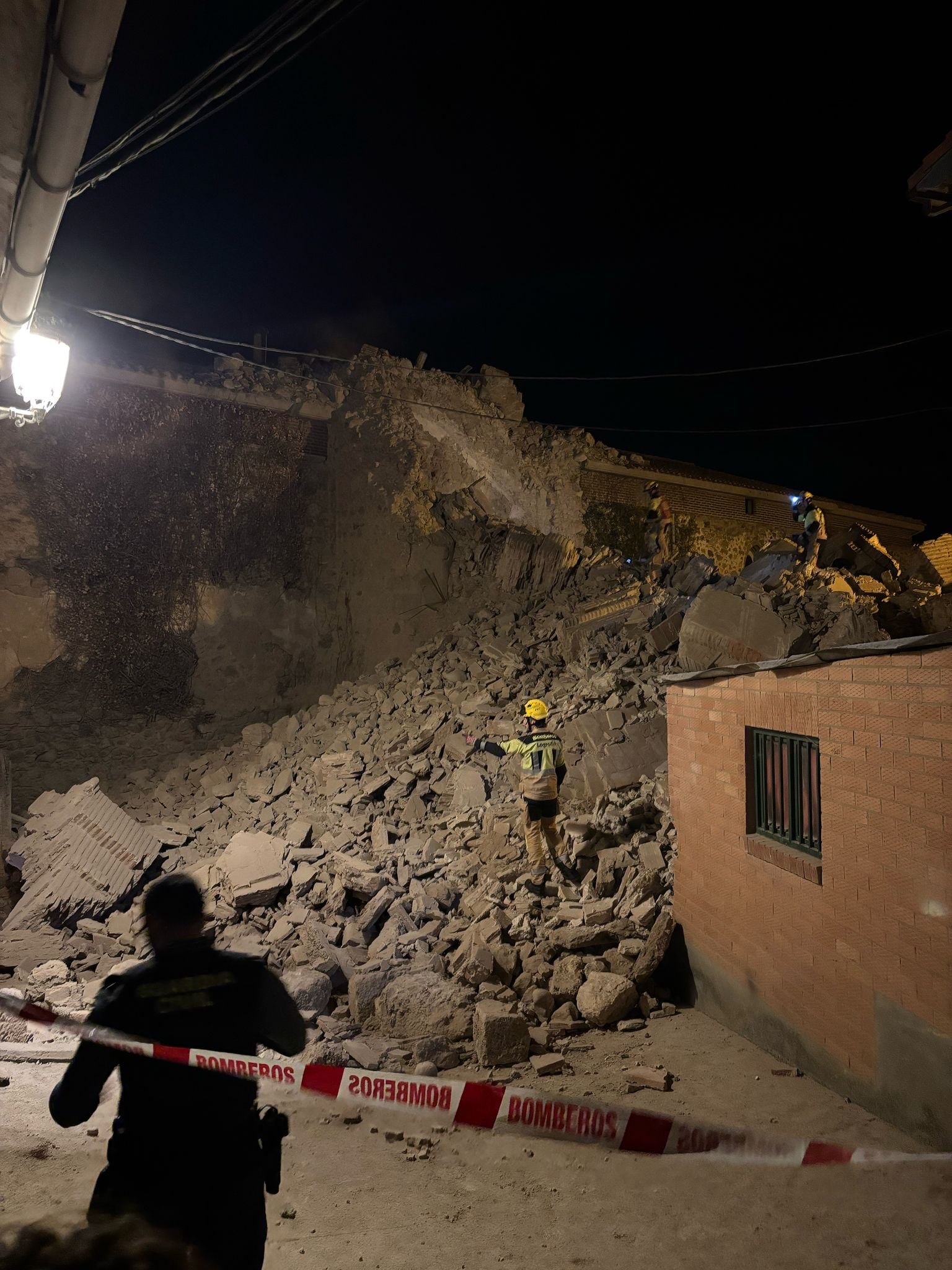 Se derrumba la torre de la iglesia de la Asunción de Viguera, del siglo XVII