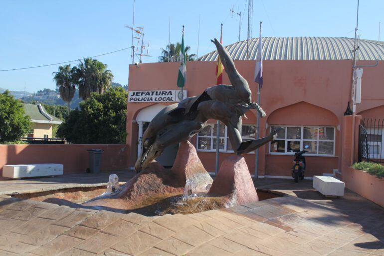 Imagen de la Jefatura de la policia local de Almuñécar