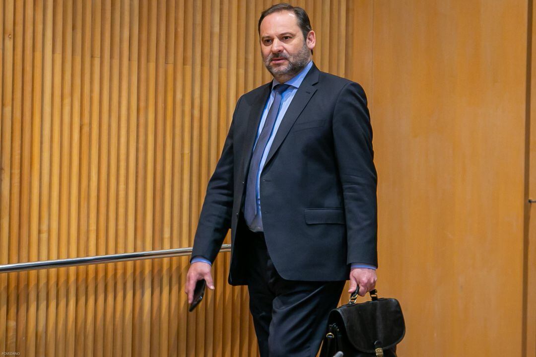 El ministre de Transports José Luis Ábalos ha comparegut avui al Congrés