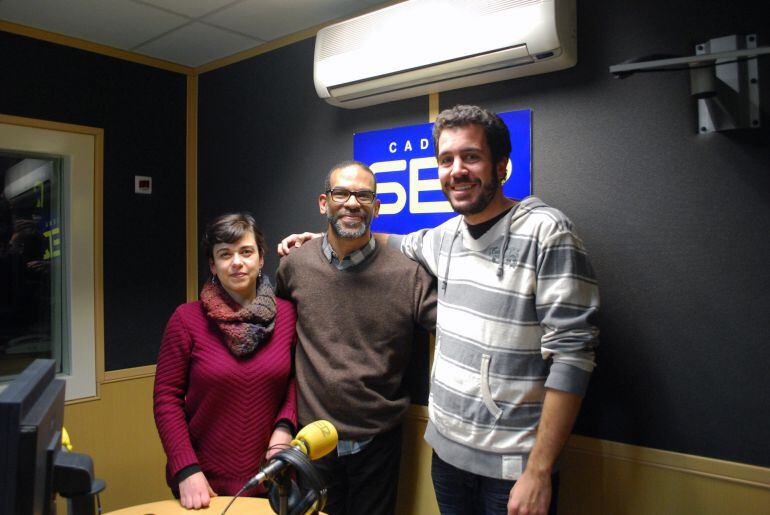 Ana M. Poveda, Tony Romero y Pablo Garcinuño