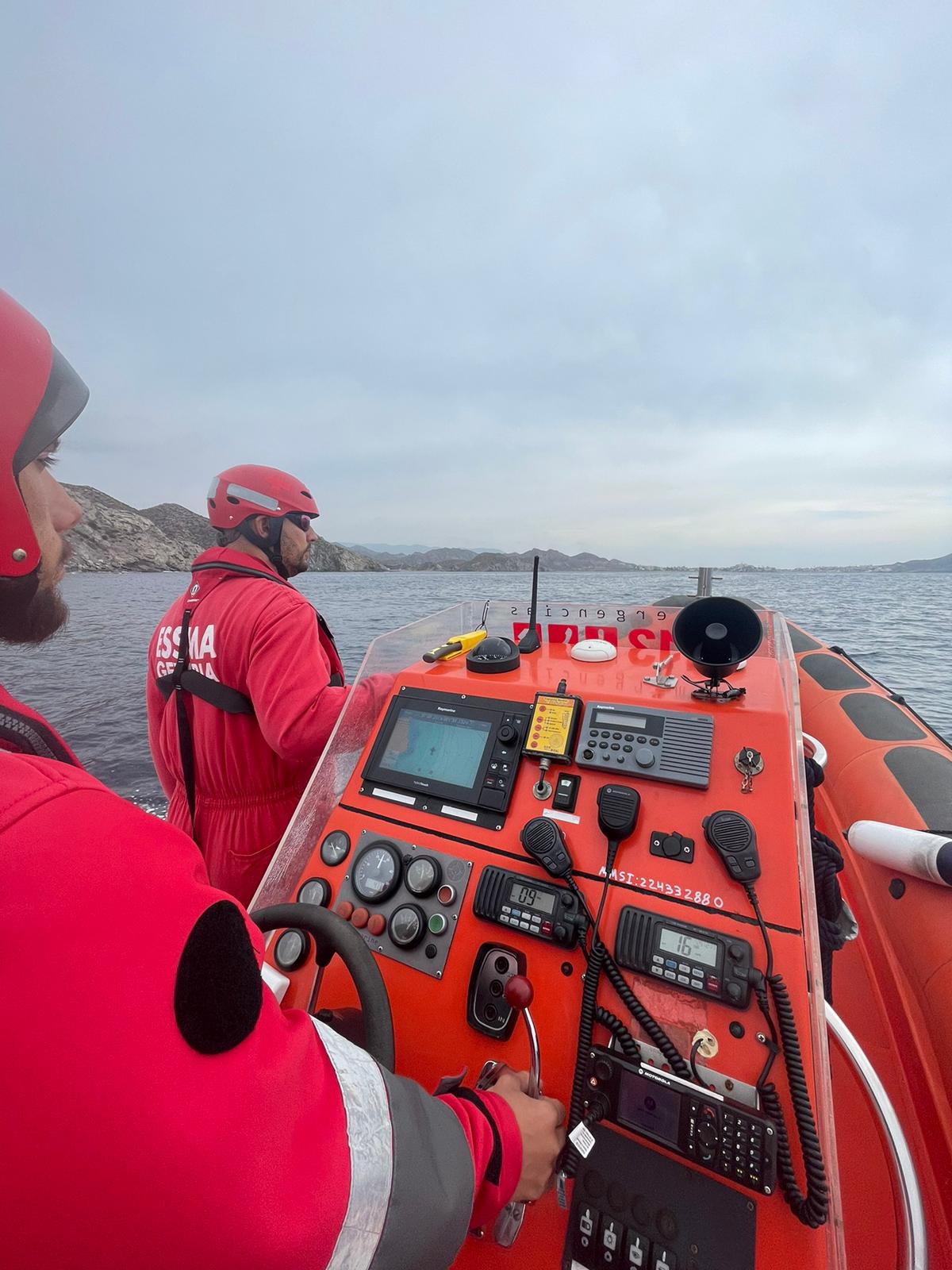 Equipo de rescate de Cruz Roja en Águilas
