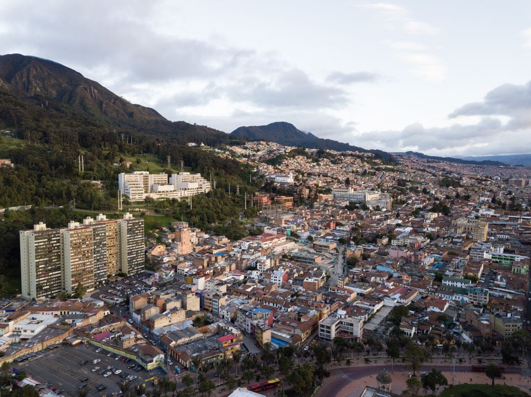 Vista del distrito Cinematheque de Bogota