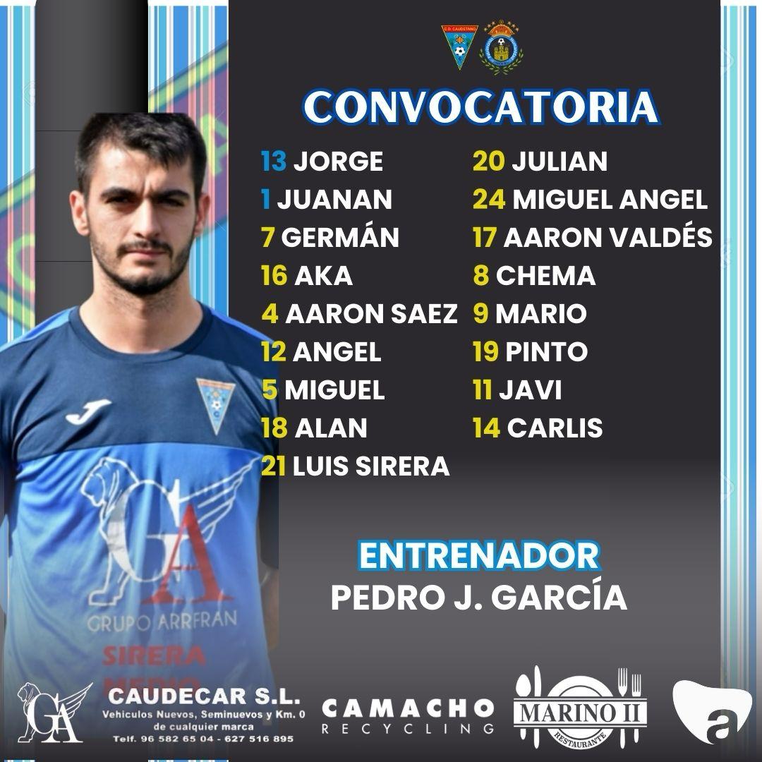 Los convocados de esta jornada