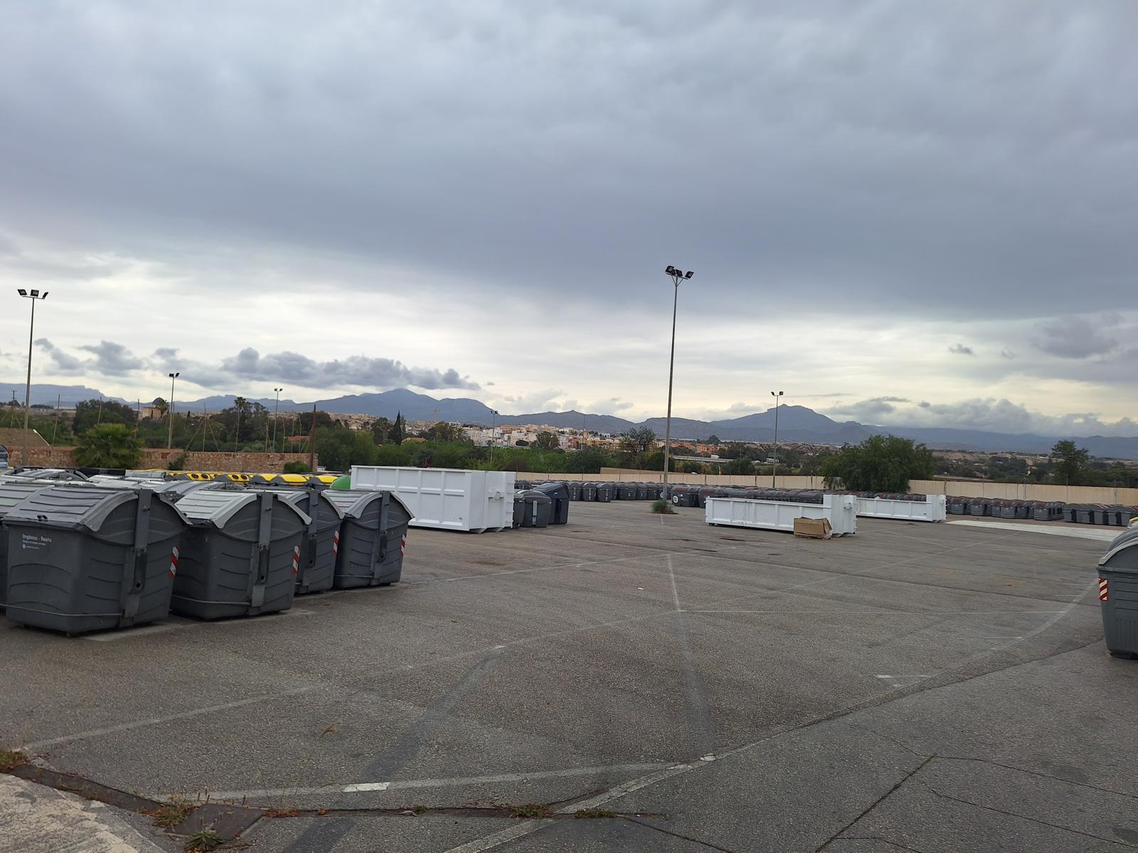 Espacio proyectado en Villafranqueza para la construcción de un ecoparque