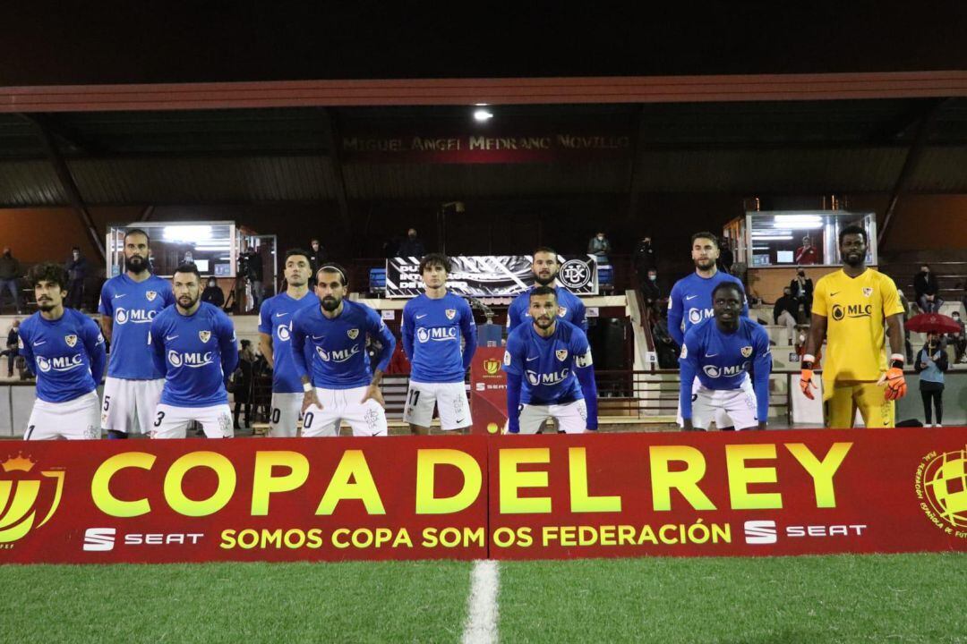 Once inicial de la primera ronda disputada ante el Inter de Madrid.