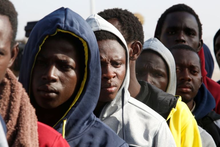 Inmigrantes procedentes de Gambia.