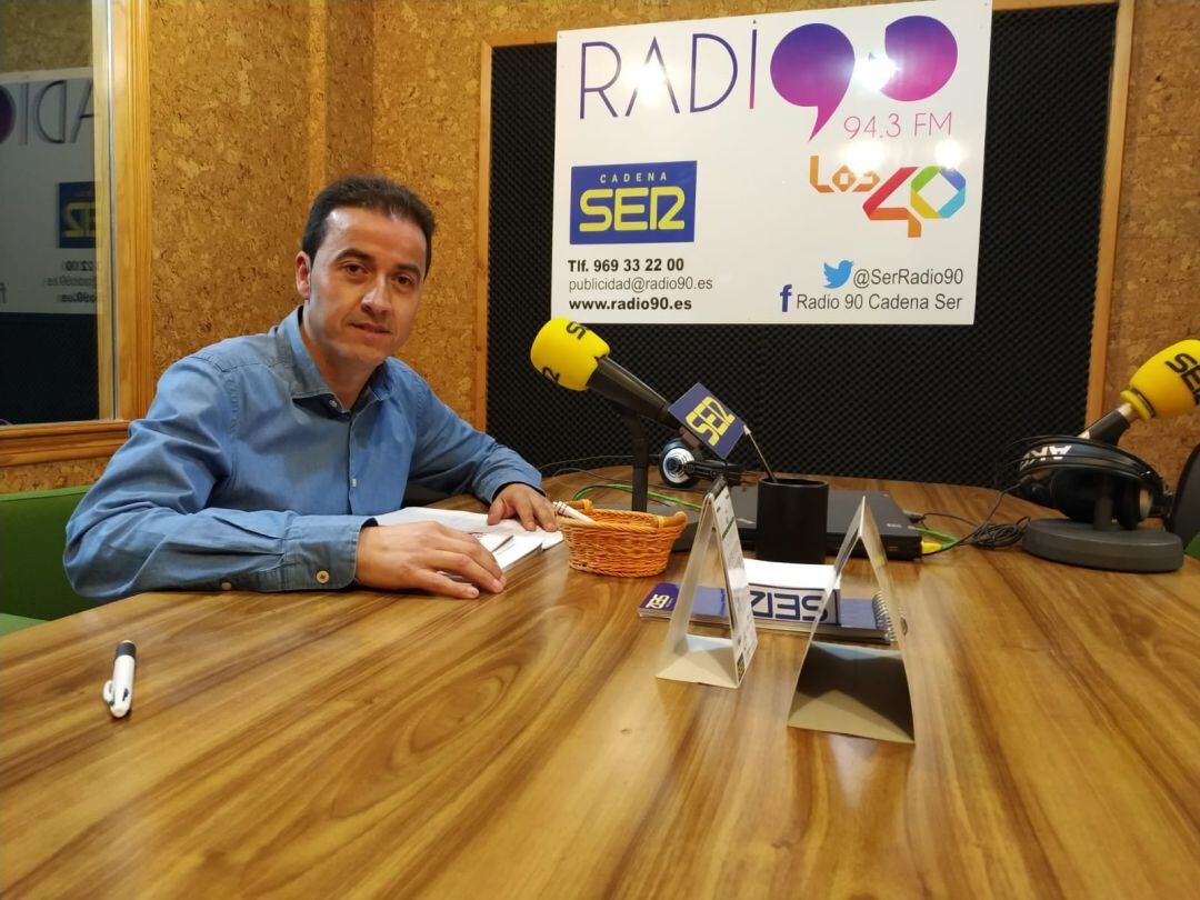 José Luis Merino, candidato socialista a la alcaldía de Iniesta.