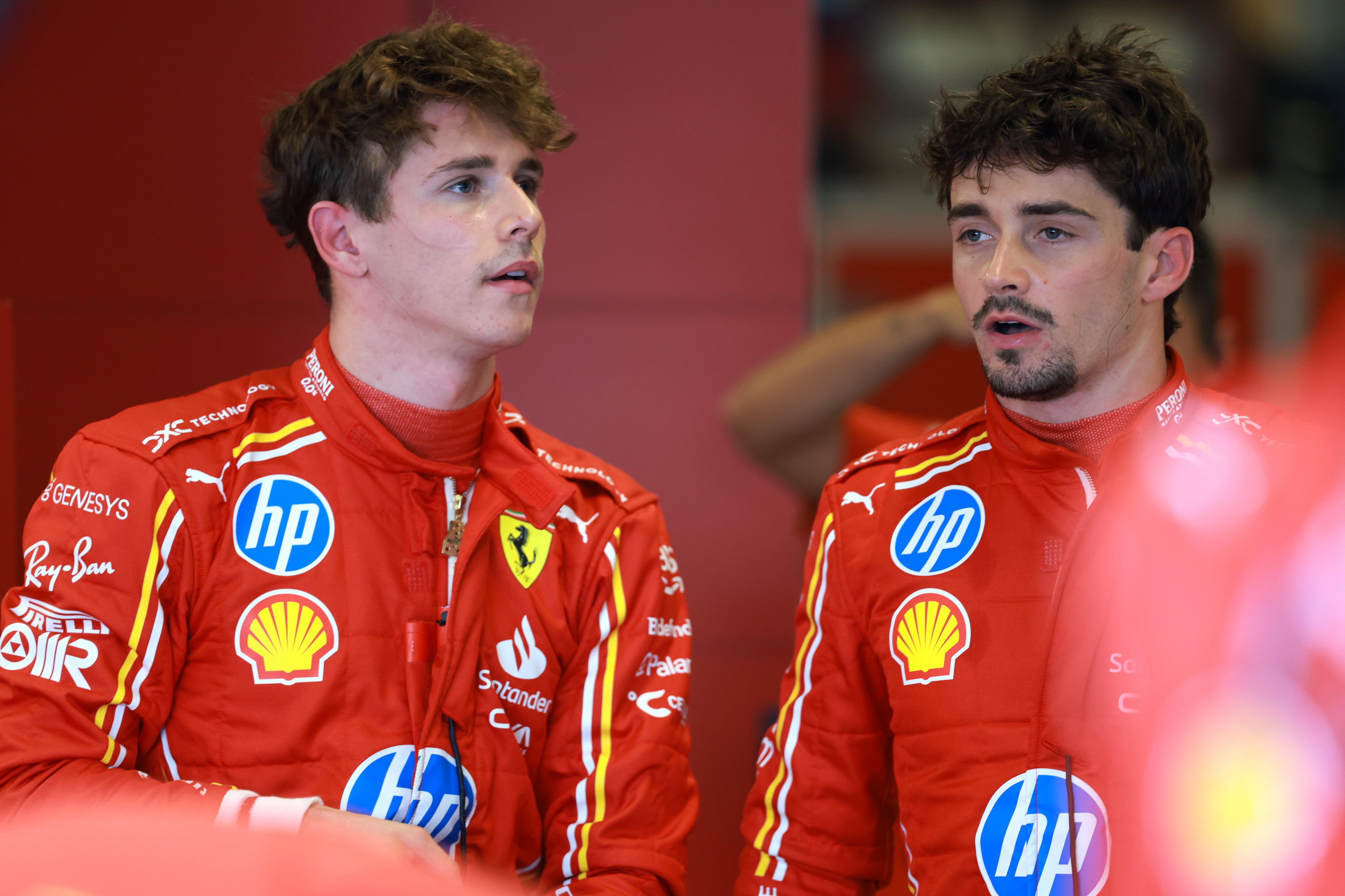 Arthur Leclerc y Charles Leclerc en el GP de Abu Dhabi 2024