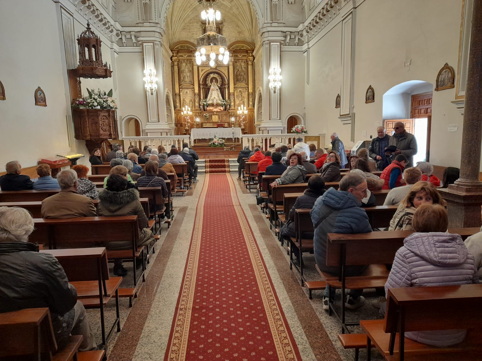 Misa en la ermita de la Virgen de las Viñas de la romería de San Marcos 2024