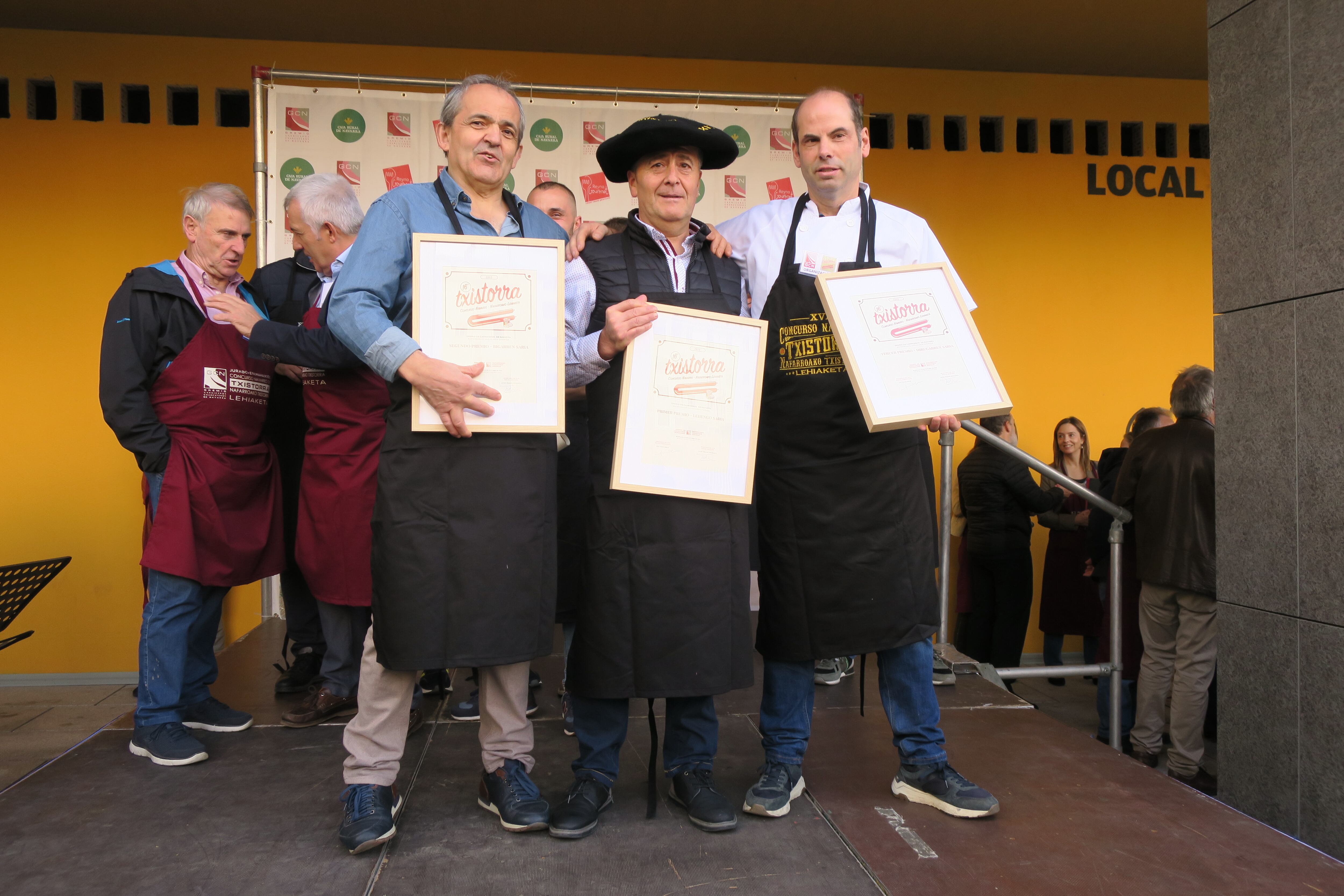 José Miguel Irigoyen de Lerín ganador del Concurso Navarro de Chistorra 2022