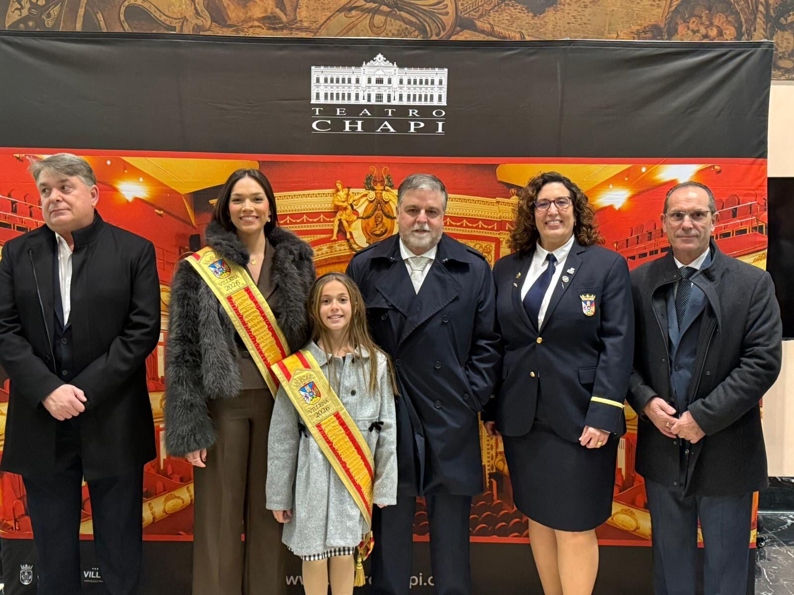 Alcalde, Regidoras, Concejal de Fiestas, Pte Junta Central y Pta Banda Municipal