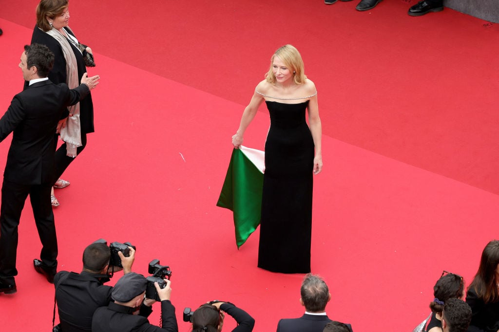 La actriz Cate Blanchett, en la alfombra roja del LXXVII Festival de Cannes.