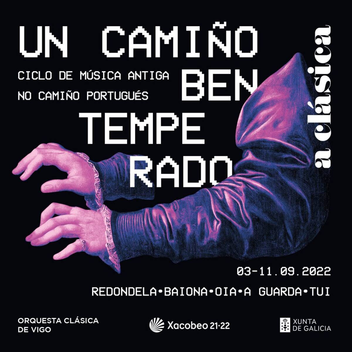 “Un camiño ben temperado” levará a música antiga a cinco puntos da ruta xacobea portuguesa