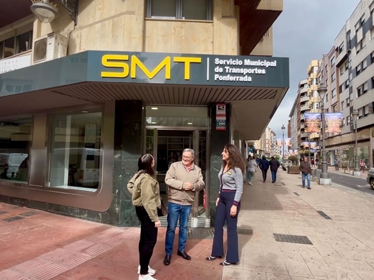 El Servicio Municipal de Transportes de Ponferrada se muda al nº2 de Ave María