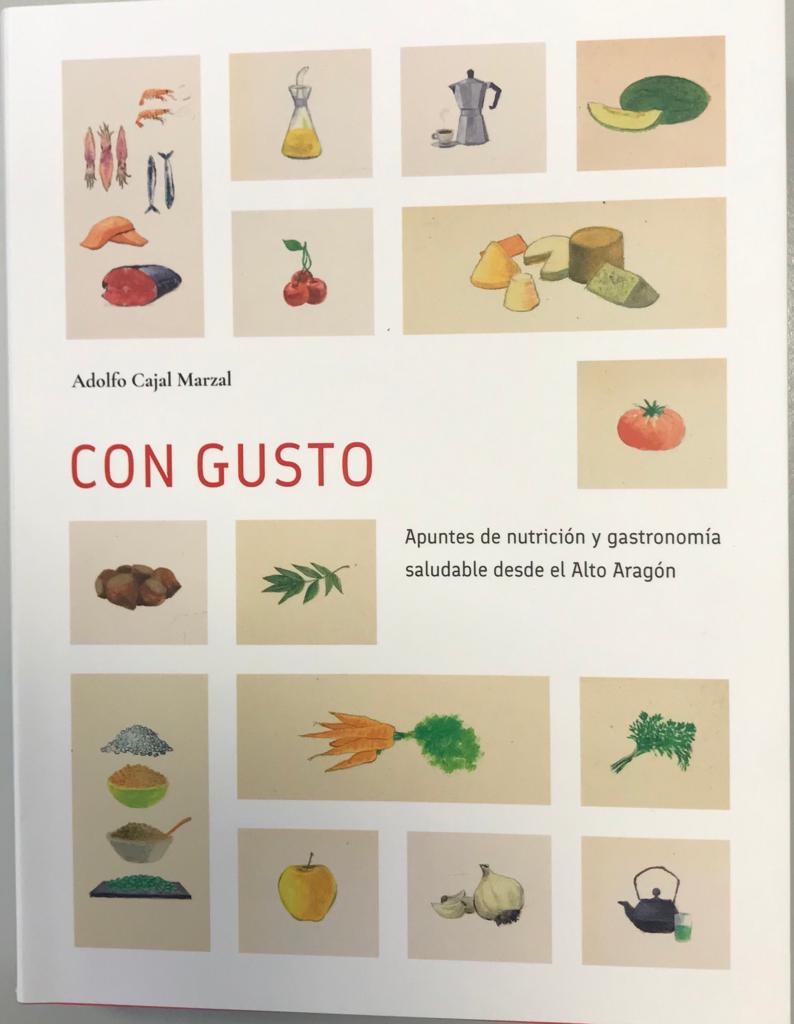 Portada del libro de Adolfo Cajal, &quot;Con gusto&quot;