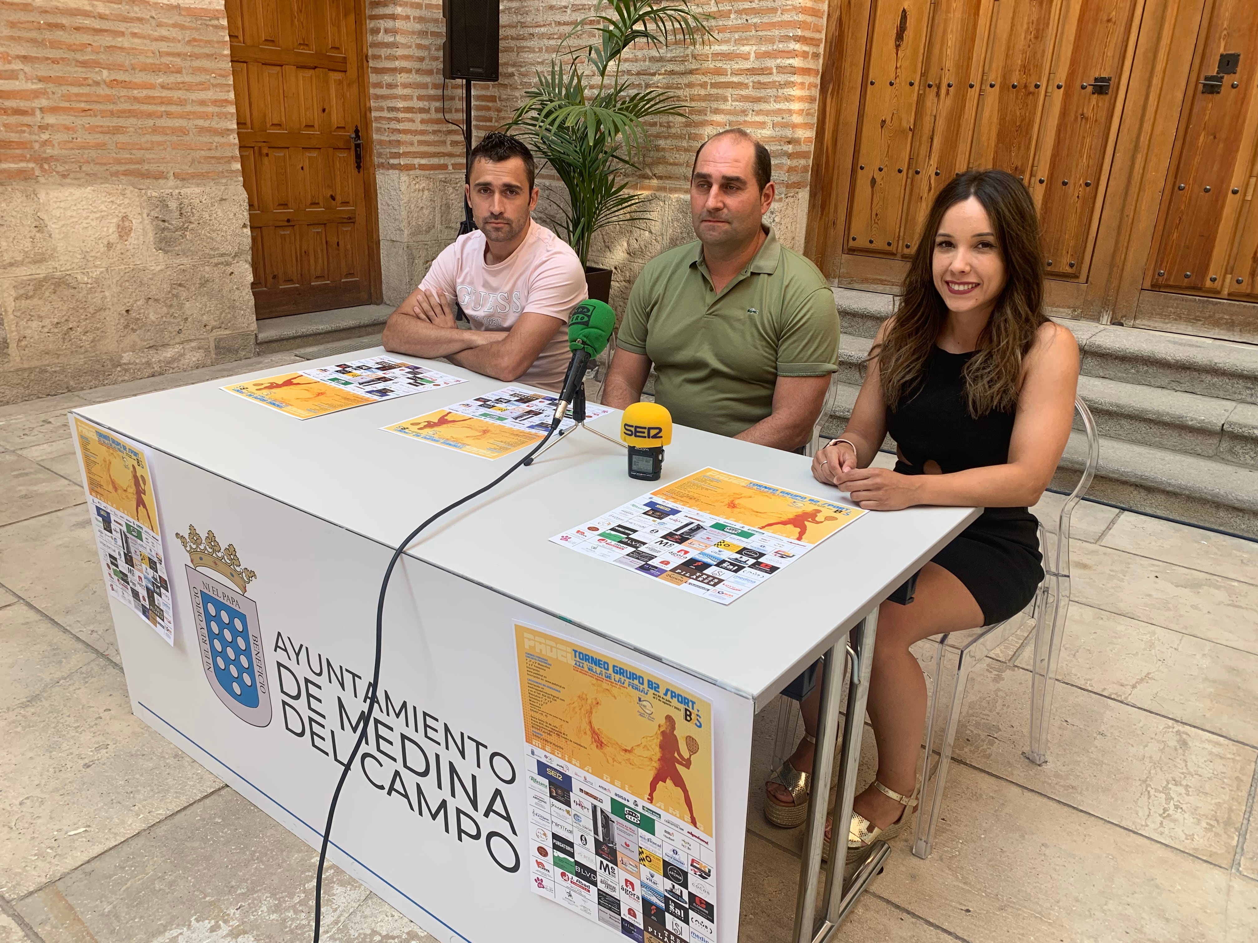 Presentación del Torneo de Pádel veraniego de Medina del Campo