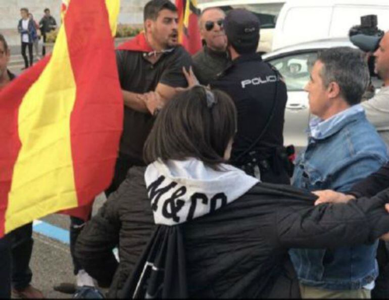 Momento de la agresión.