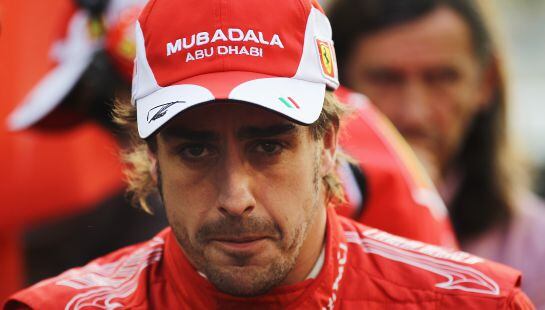 Fernando Alonso, tras la carrera de Abu Dabi en la que se le escapó el título de 2010.