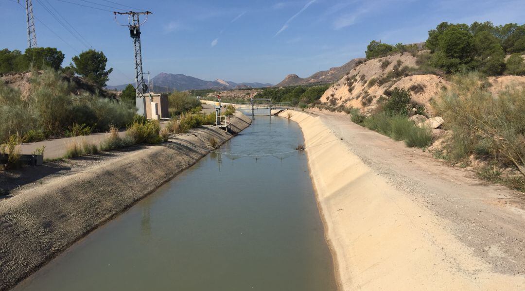 El trasvase Tajo-Segura a su paso por el municipio de Lorca