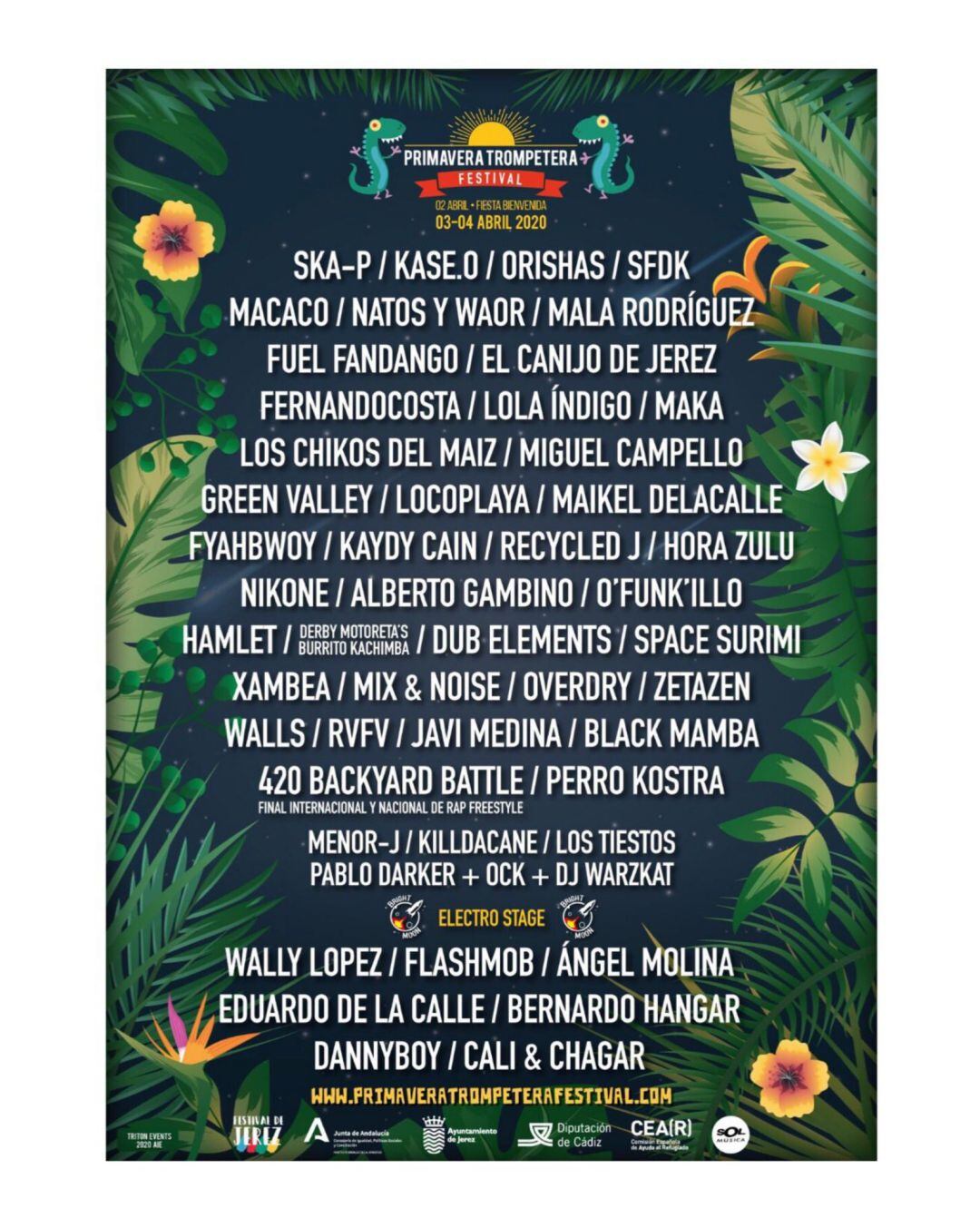 Cartel del festival Primavera Trompetera 2020