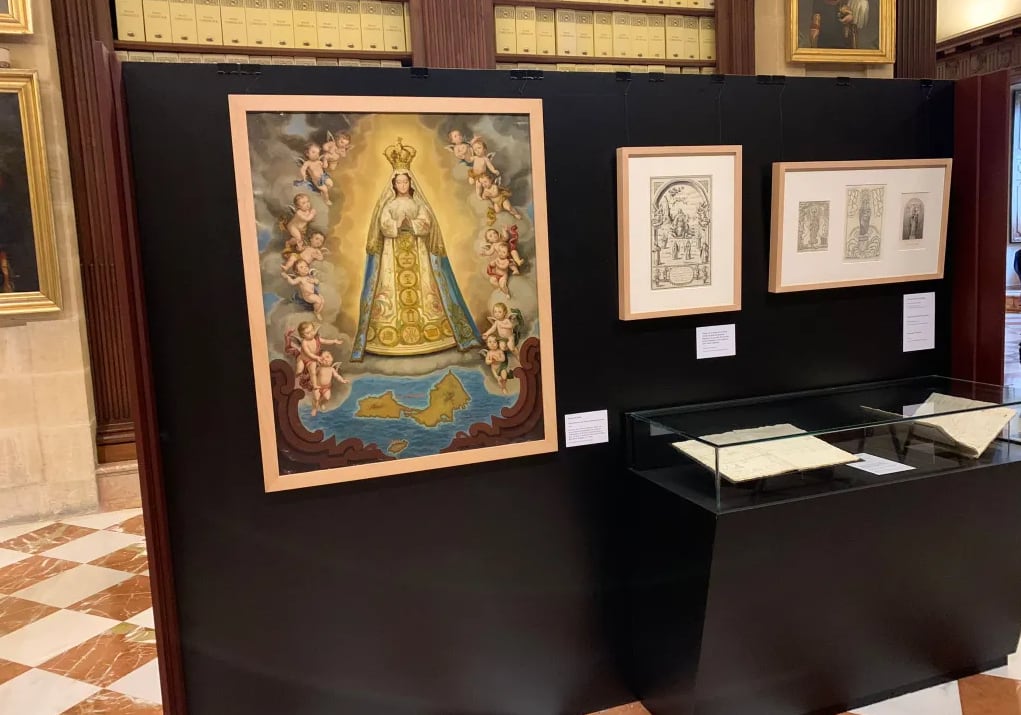 Imagen de la exposición en el Archivo de Indias