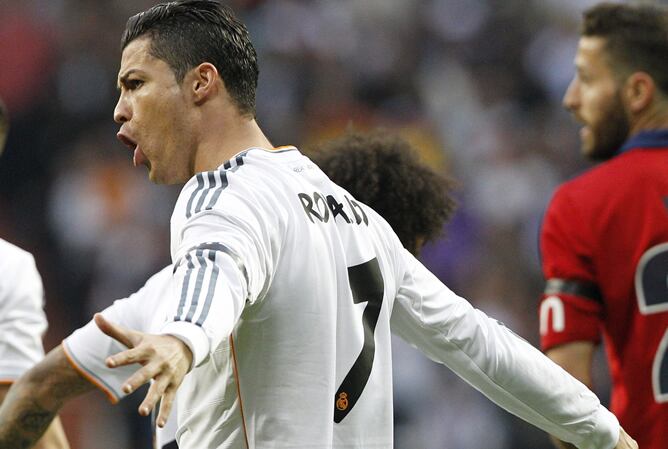 Cristiano, goleador ante Osasuna