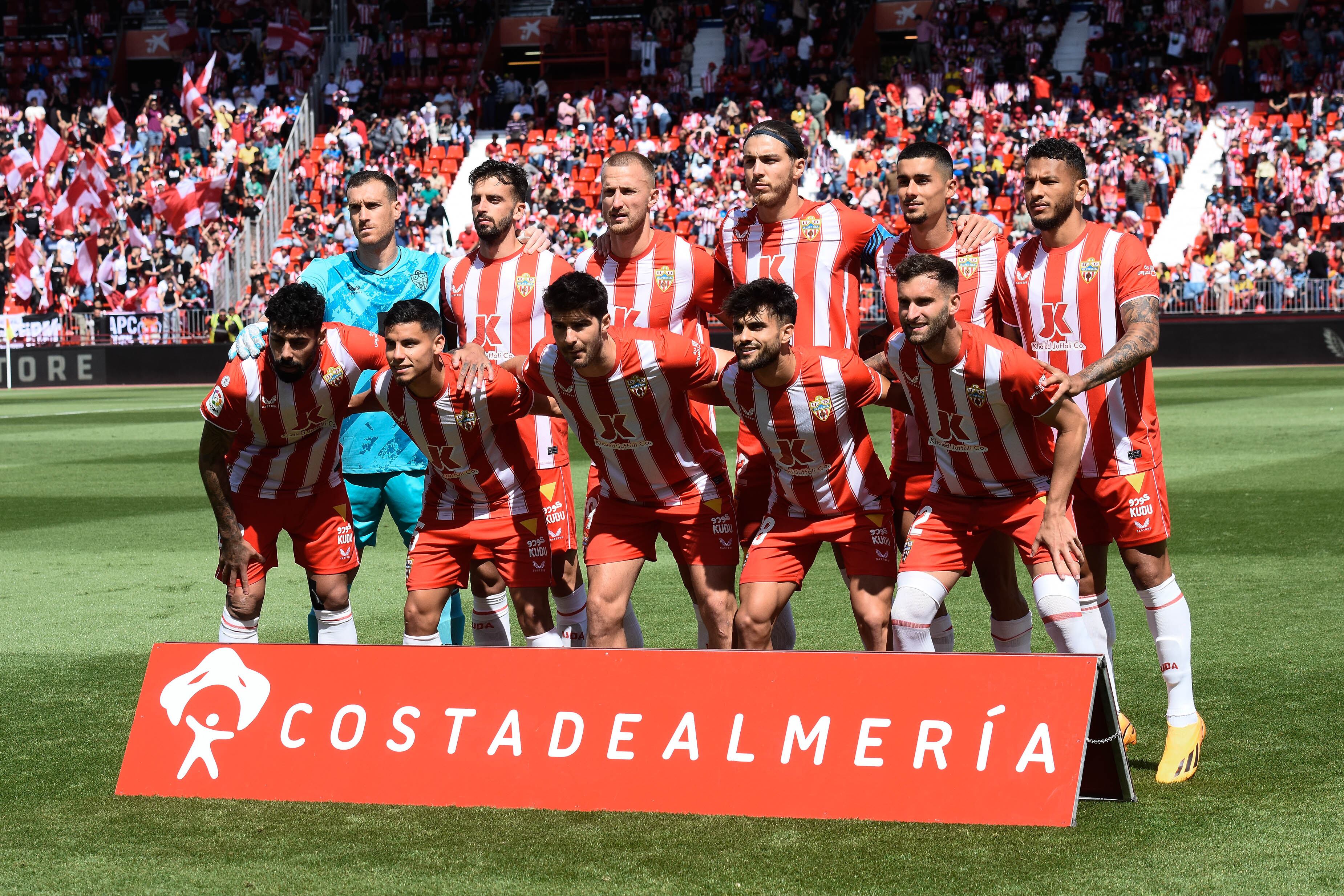 El once del Almería.