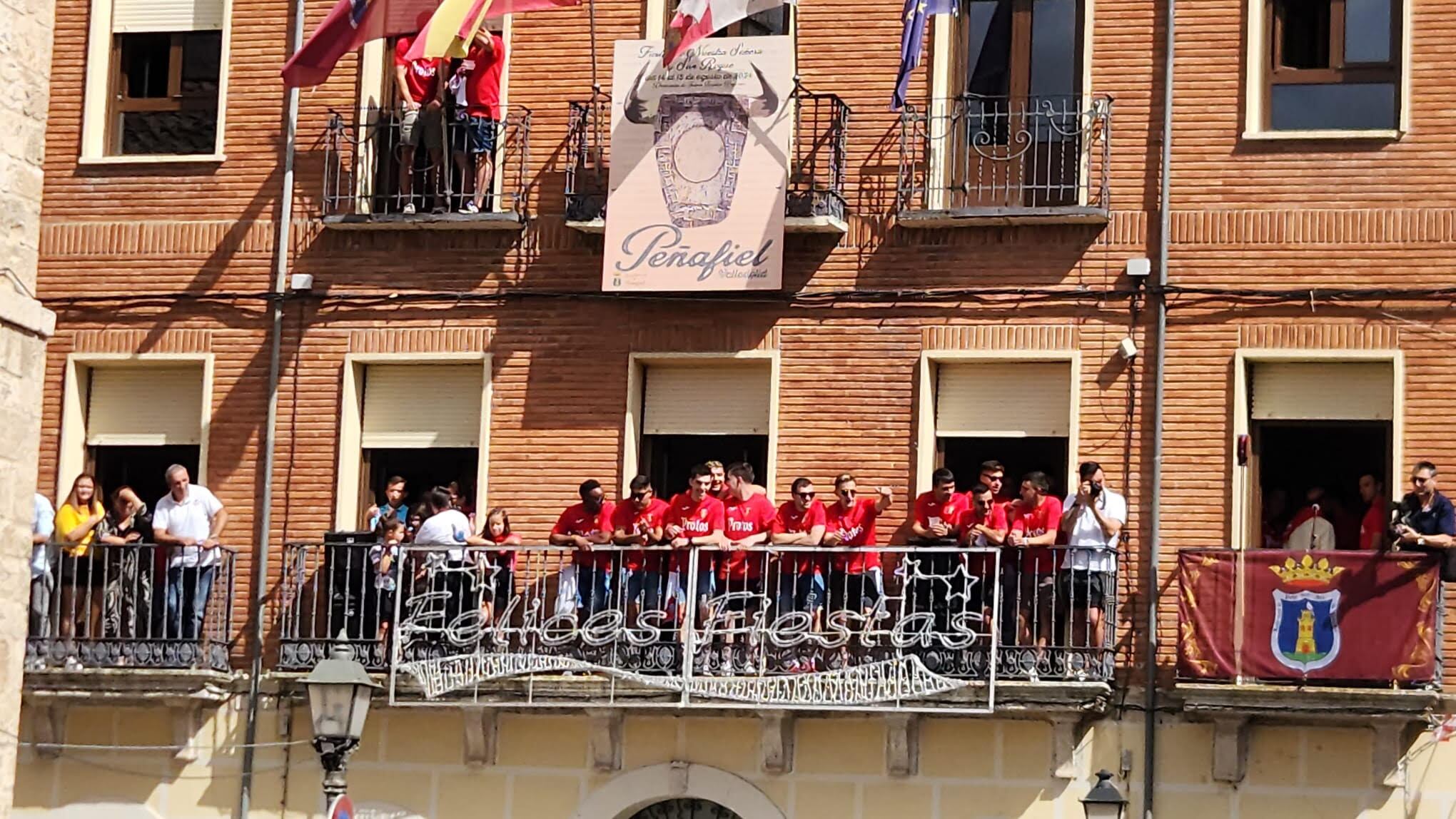 El Atlético Peñafiel, encargado del chupinazo