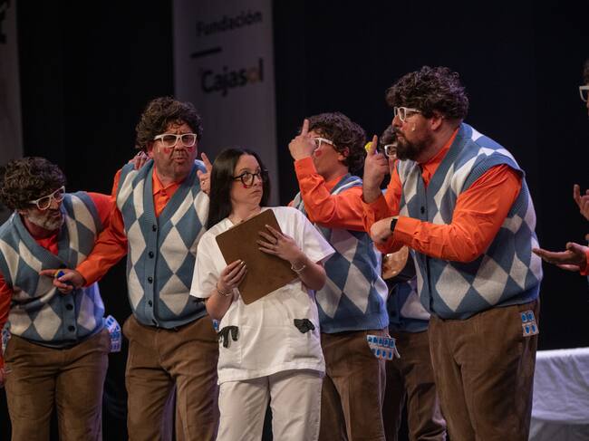 Chirigota 'Los auténticos pitorrisas'. Foto: Ayuntamiento de Cádiz.