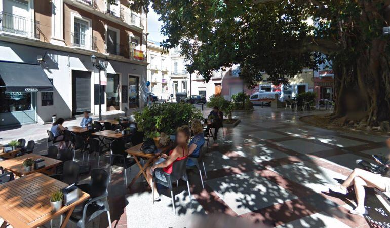 Terrazas en la plaza de Gabriel Miró